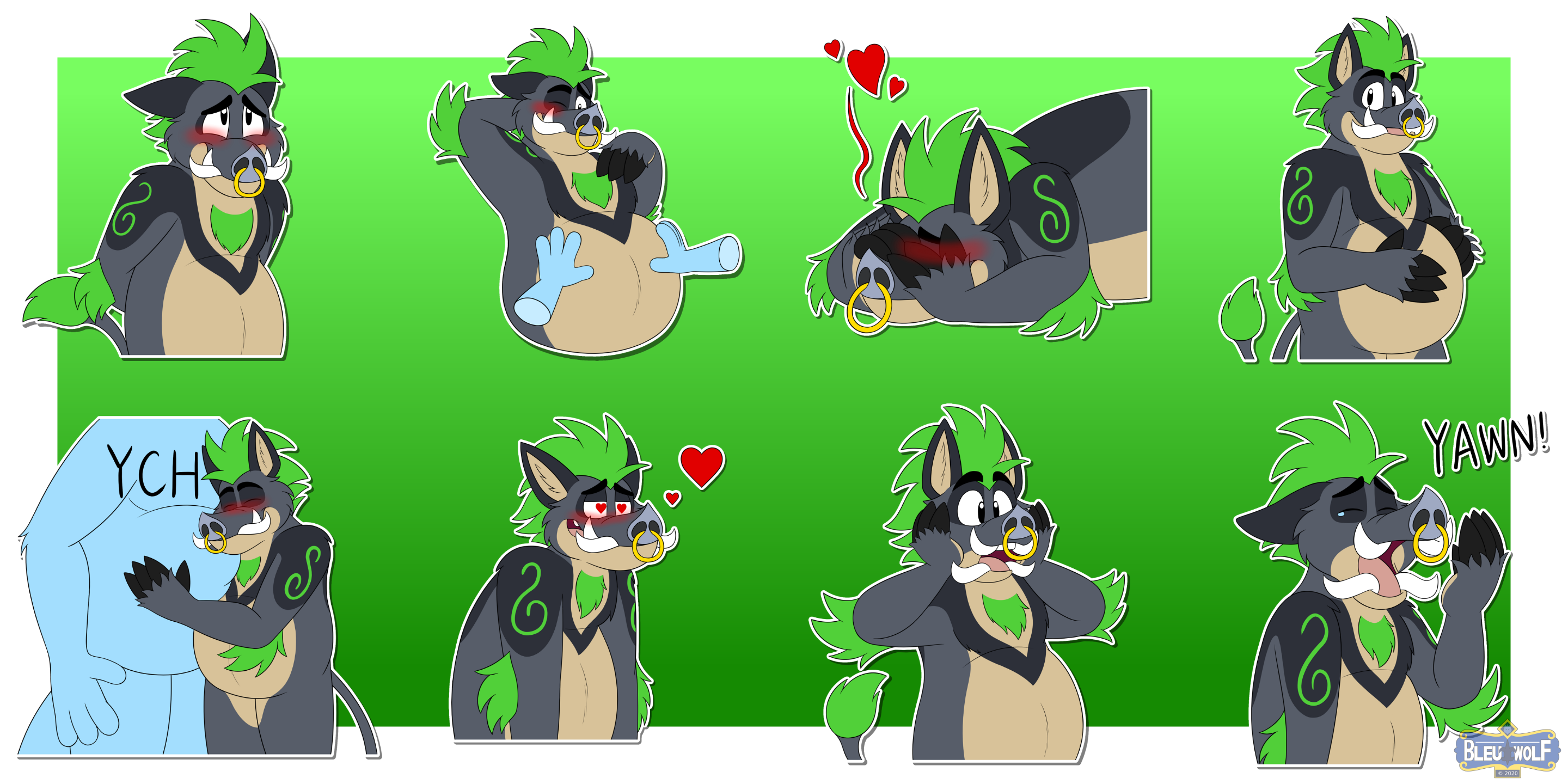 20200413 ForrestTheBoar Sticker PackFinal.png