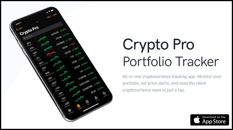 Crypto pro tracker ios apple watch