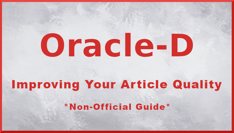 Oracle-D-guide