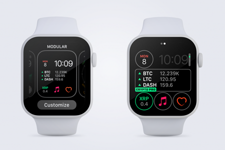 apple watch cryptocurrency proportfolio