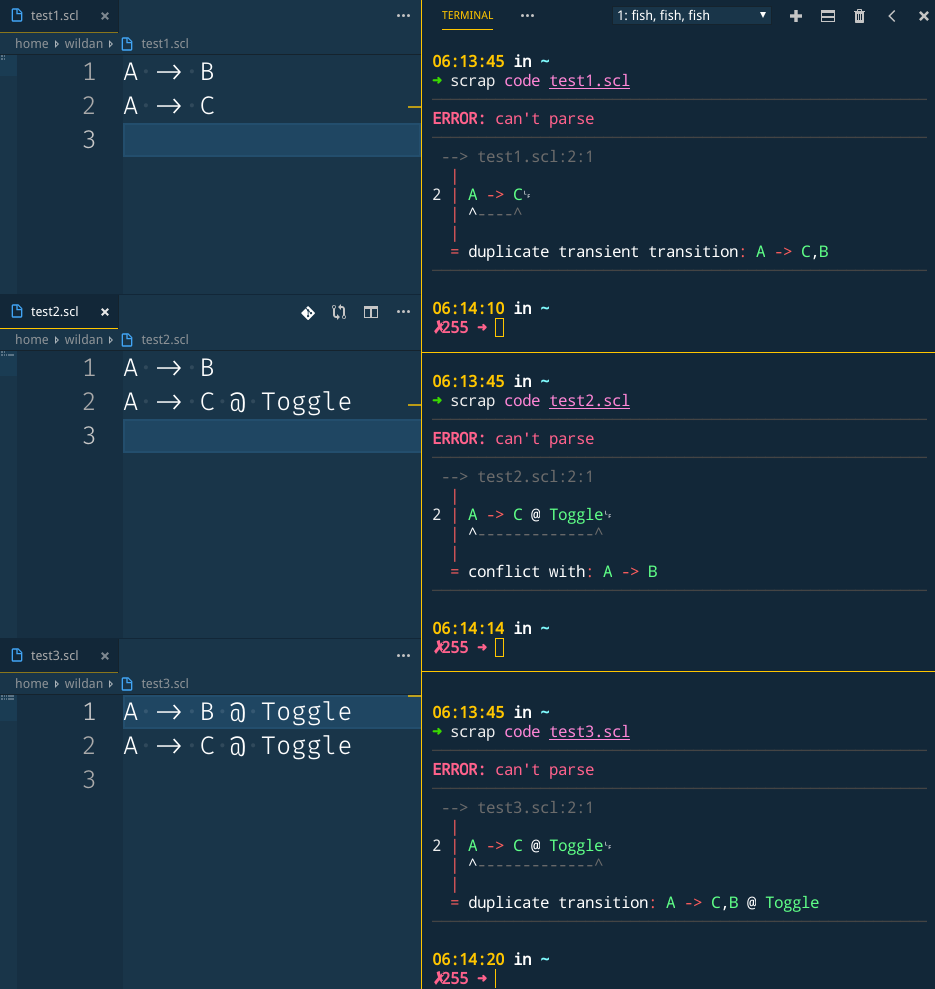 example semantics error