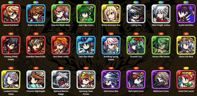 Brave Frontier Heroes units.png