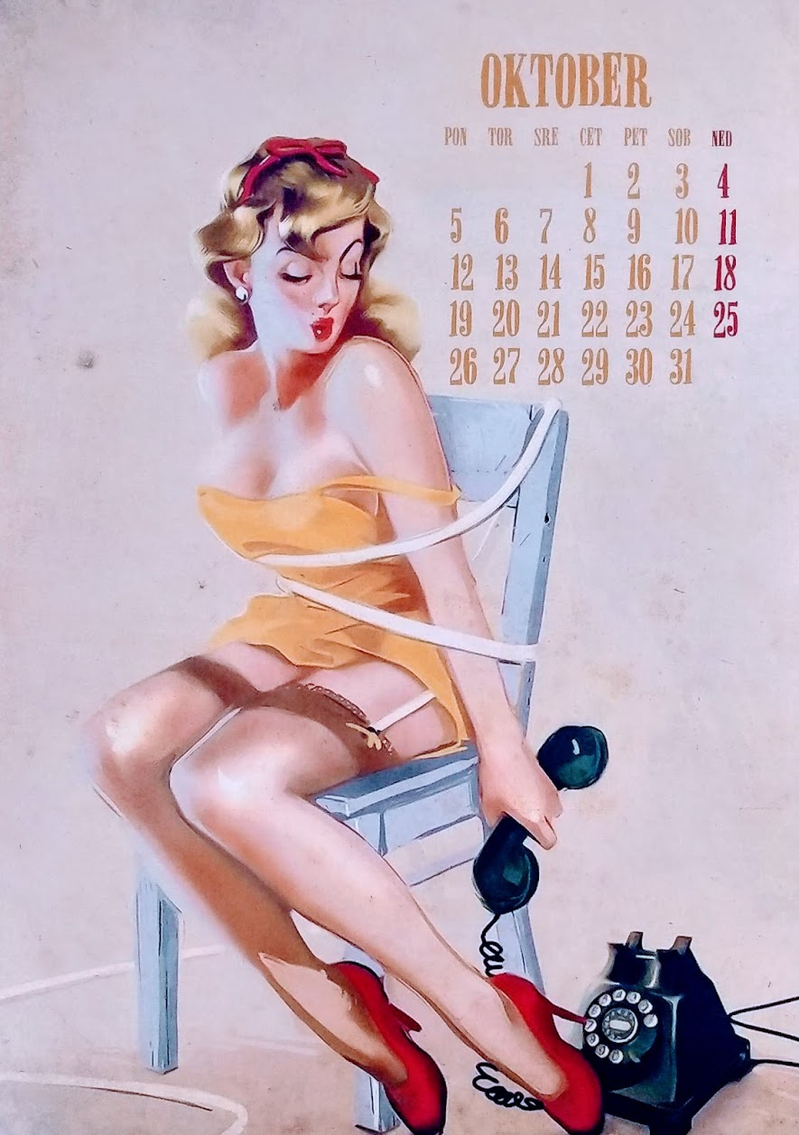 2THOUSAND20 Pin Up Calendar - October - Steemit.