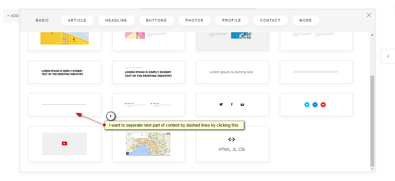I want to ad a dashed line by click on dashed line.png