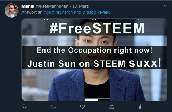 20200313 19_04_23Justin Sun auf Twitter_ _According to dapp_review, 5 new Dapps were added and .png