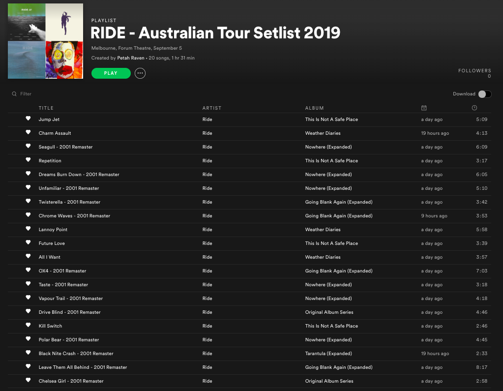 Ride Melbourne Setlist.png