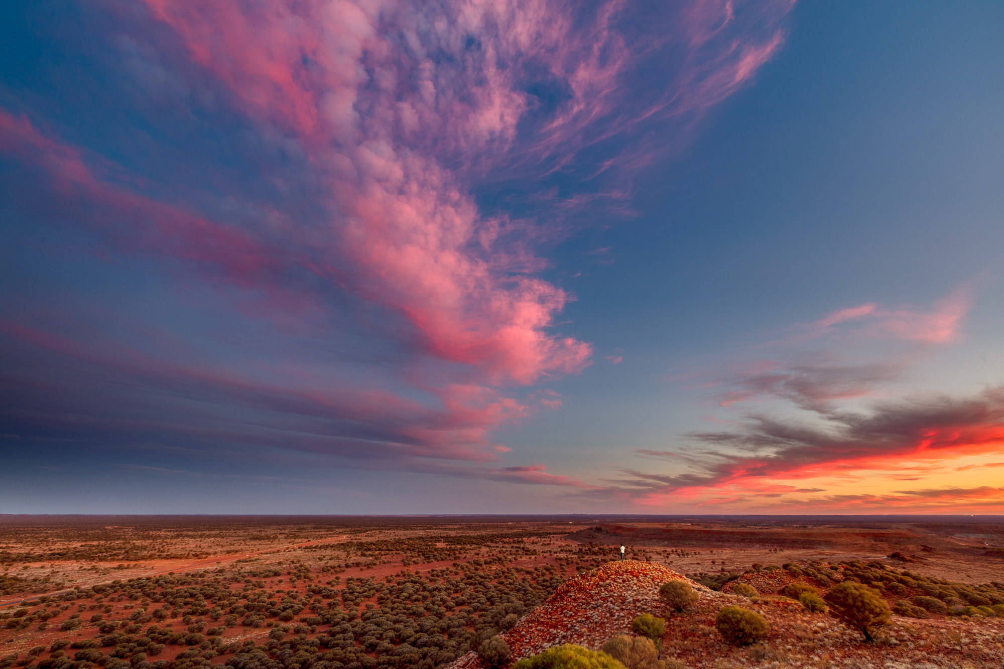 Sunset in the Outback