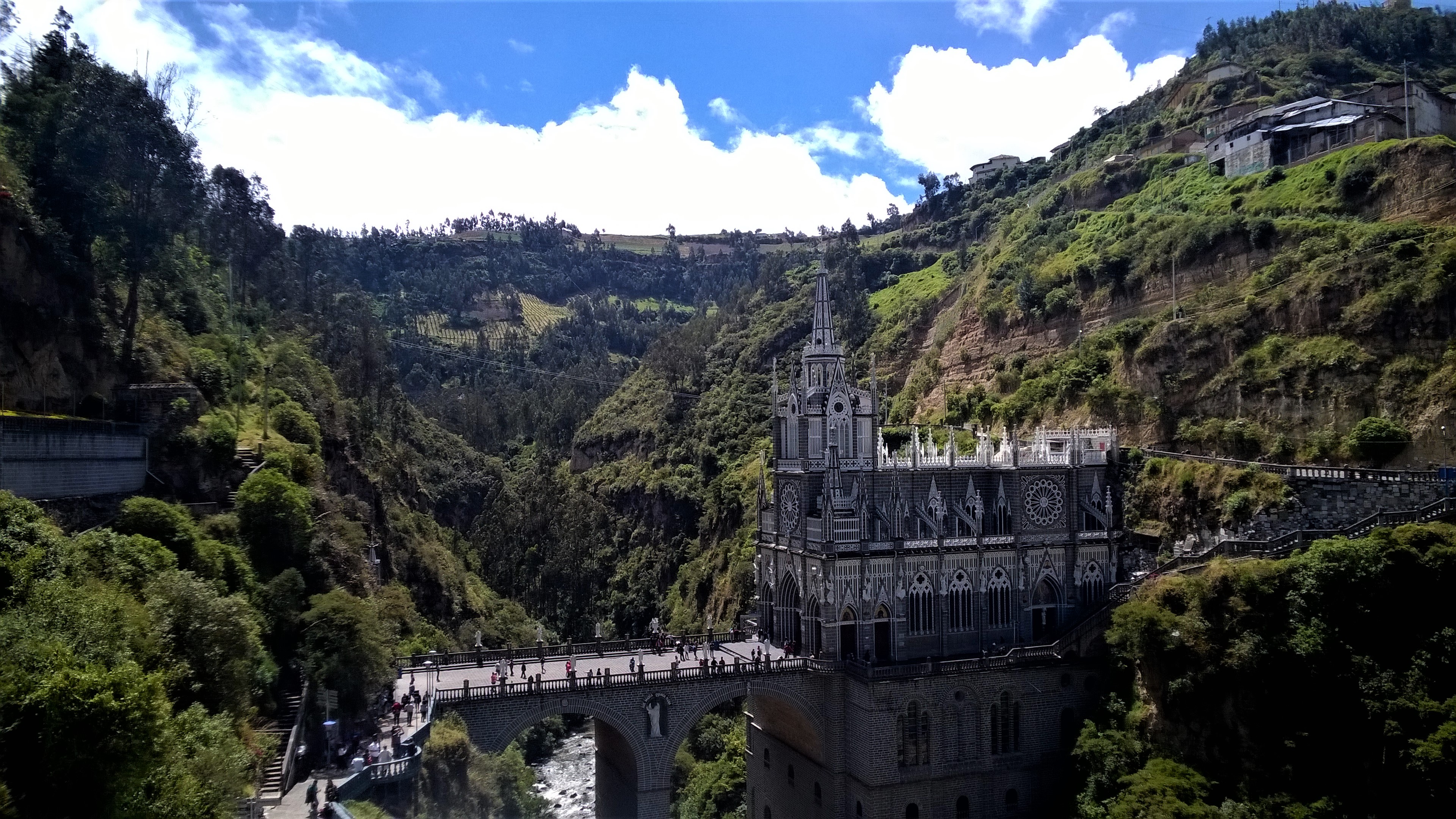Las Lajas Sanctuary in Colombia